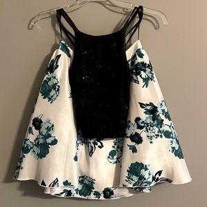 Two piece formal dress